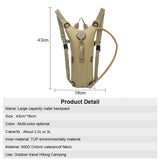 Sidiou Group Cycling Water Bag Outdoor Travel Water Bladder Large Capacity Hydration Backpack
