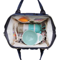 Sidiou Group Cartoon Print Travel Mommy Diaper Bag Large Capacity Backpack Nursing Maternity Bag