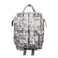 Sidiou Group Camo Waterproof Print Diaper Backpack Travel Backpack Mummy Maternity Nursing Bag