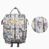 Sidiou Group Camo Waterproof Print Diaper Backpack Travel Backpack Mummy Maternity Nursing Bag