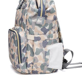 Sidiou Group Camo Waterproof Print Diaper Backpack Travel Backpack Mummy Maternity Nursing Bag