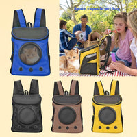 Sidiou Group Breathable Pet Carrier Backpack Portable Outdoor Mesh Carrying Bags Pet Carrier Bag