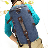Sidiou Group Casual Men Canvas Backpack Sling Back Bag Large Capacity Hand Bag Travel Shoulder Bags