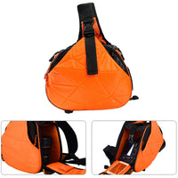 Sidiou Group Waterproof Shoulder Camera Bag with Rain Cover Triangle Sling Bag Travel Bag