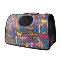 Sidiou Group Pet Bag Travel Carrier Under Seat Oxford Sided Foldable Portable Pet Bag Storage Case
