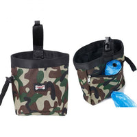 Sidiou Group Pet Dog Bag Snack Pocket Multifunctional Pet Training Camouflage Waist Pack Outdoor